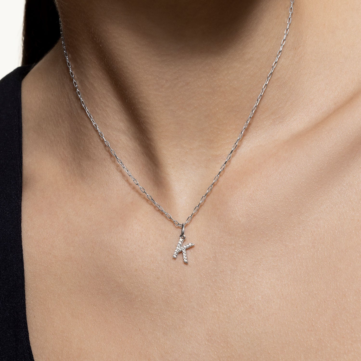 xenox-k-letter-charm-anh-nger-925-sterlingsilber-18k-vergoldet-mit-zirkonia image 4