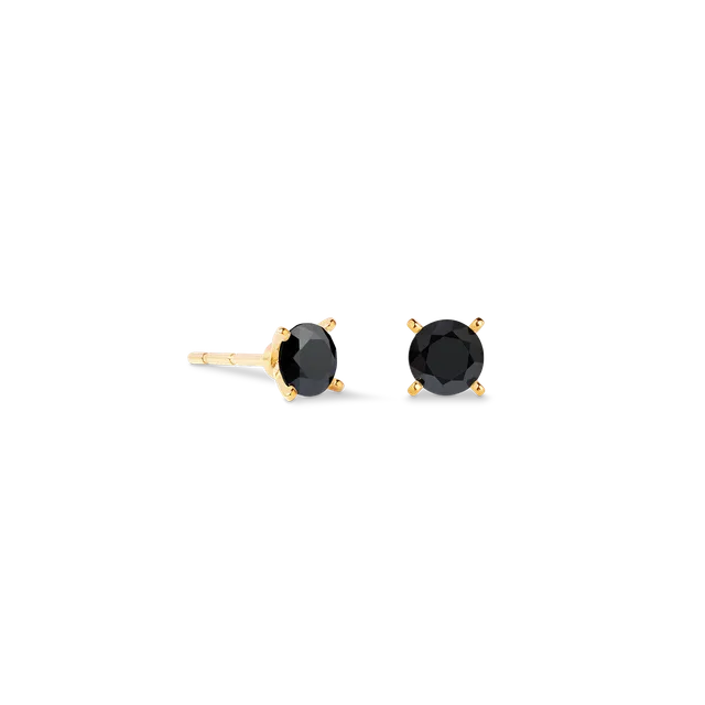 coeur-de-lion-ohrstecker-glam-dot-5-mm-gold-schwarz image 1