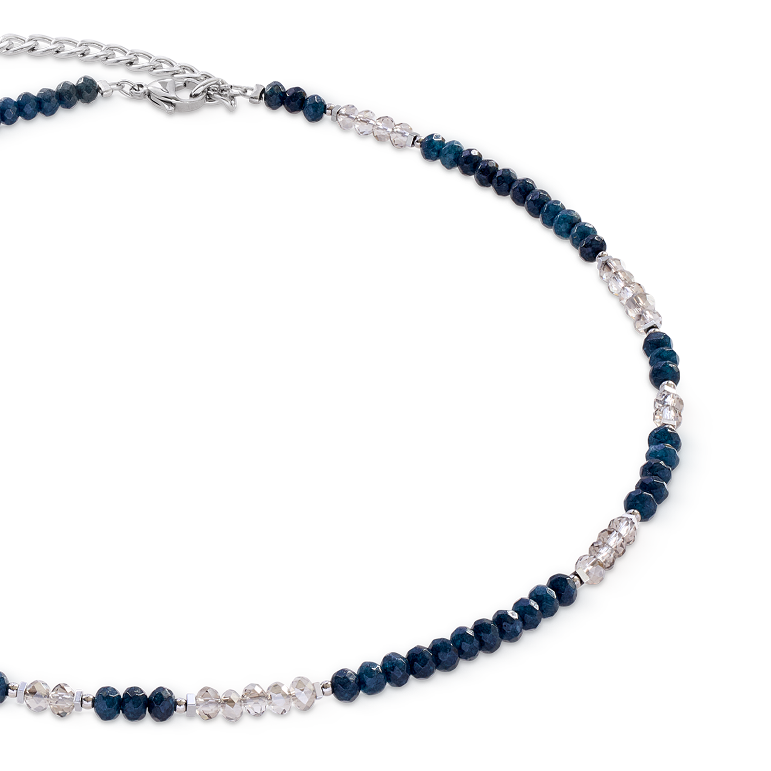 coeur-de-lion-rhythm-jade-navy-halskette-silber-42-cm-6-cm image 2