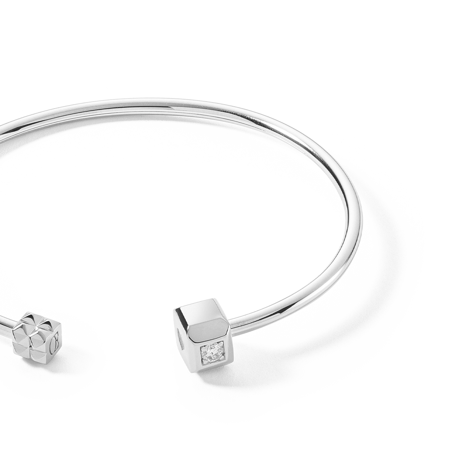 coeur-de-lion-statement-collection-armreif-offen-17-cm-sterling-silber-rhodinier image 2