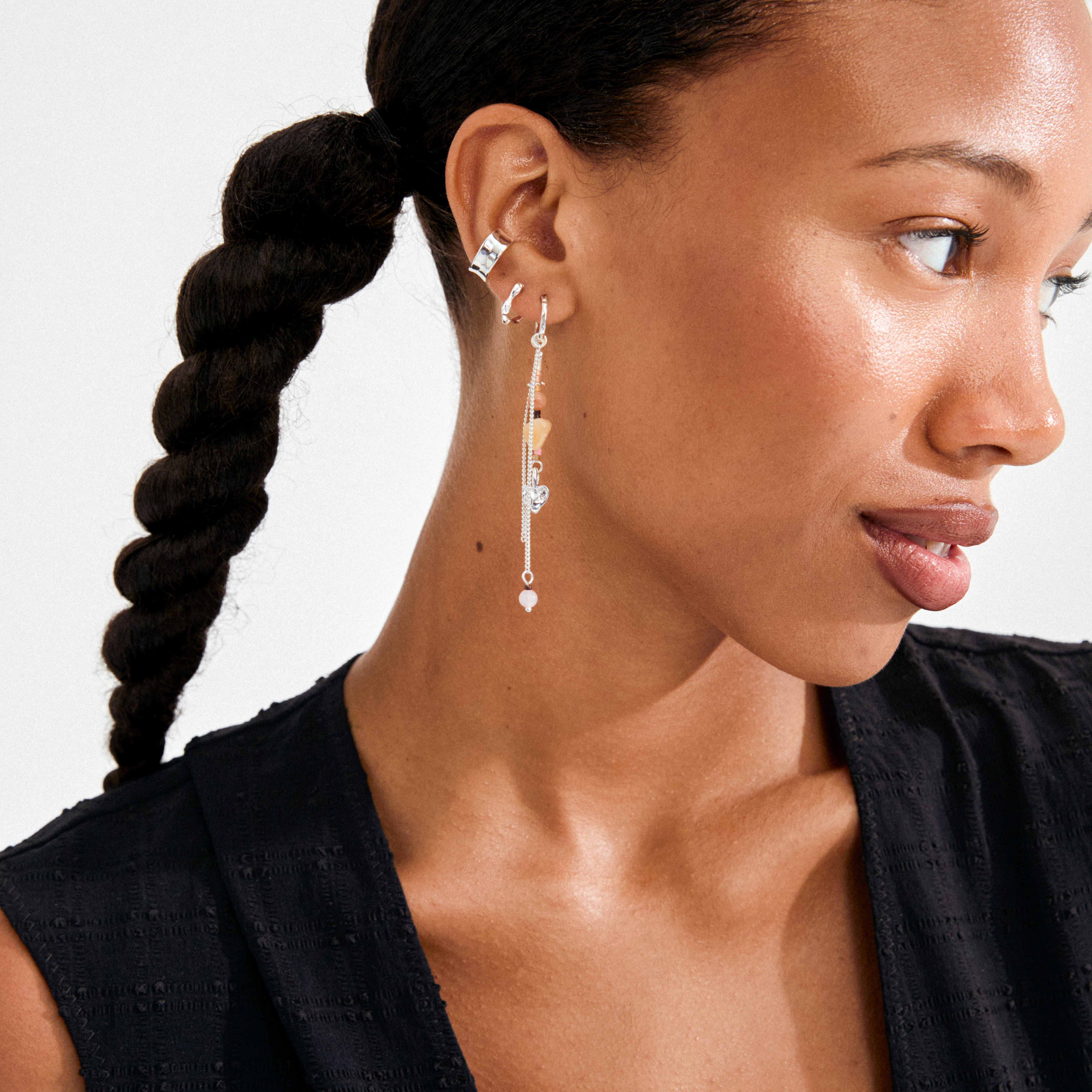 pilgrim-skyler-ear-cuff-silberplattiert-einzel-cuff-ohne-ohrloch image 4