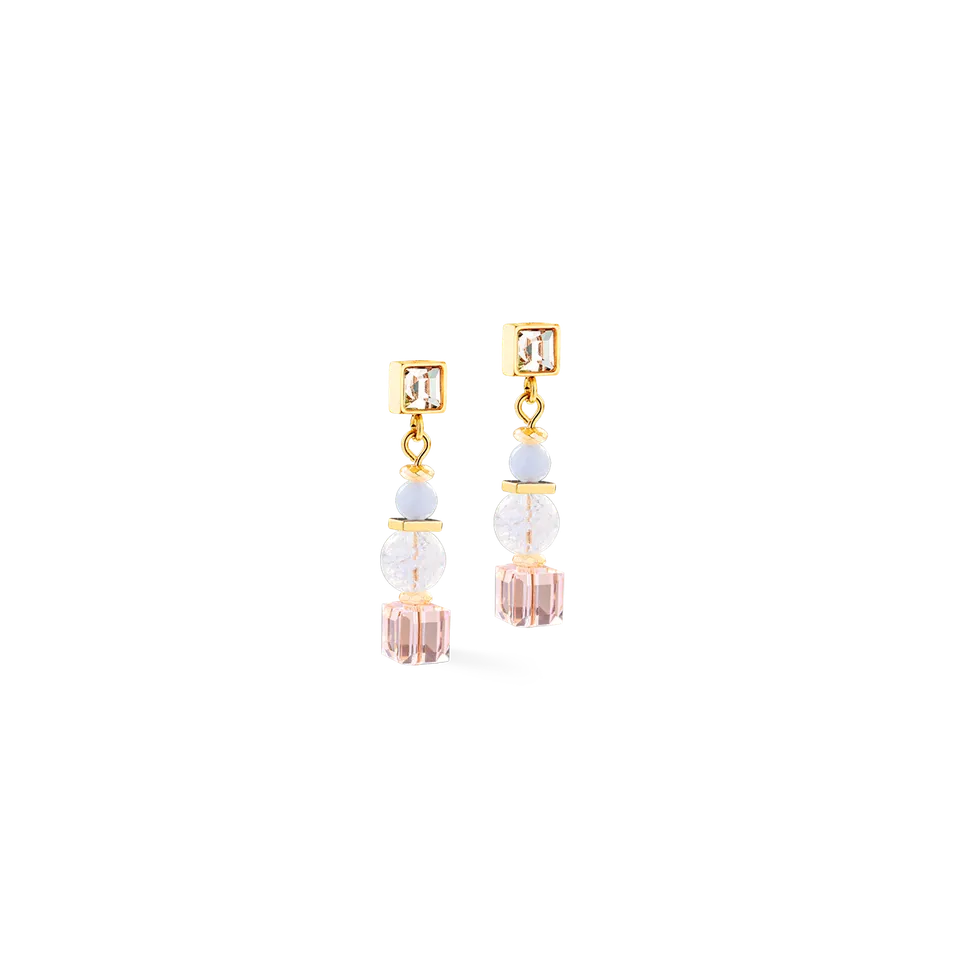 coeur-de-lion-ohrringe-cube-nexus-gold-pastell image 1