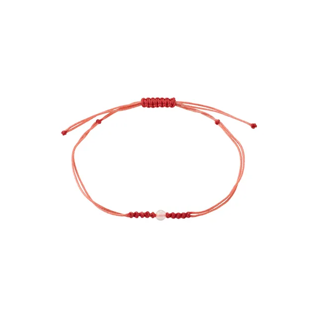 pilgrim-june-geburtsstein-armband-mondstein-rotes-band image 1