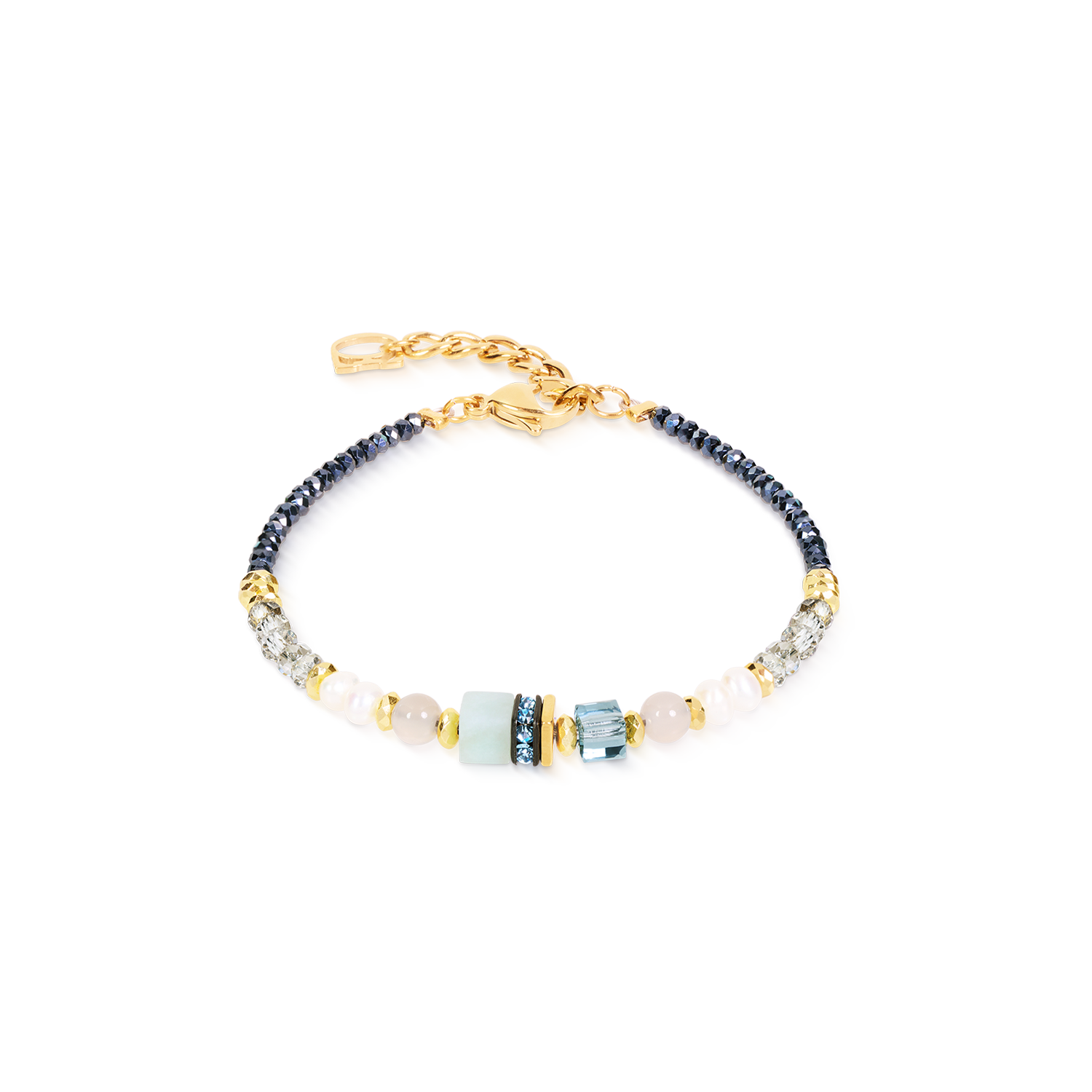 coeur-de-lion-atelier-azur-armband-gold-17-5-cm image 1