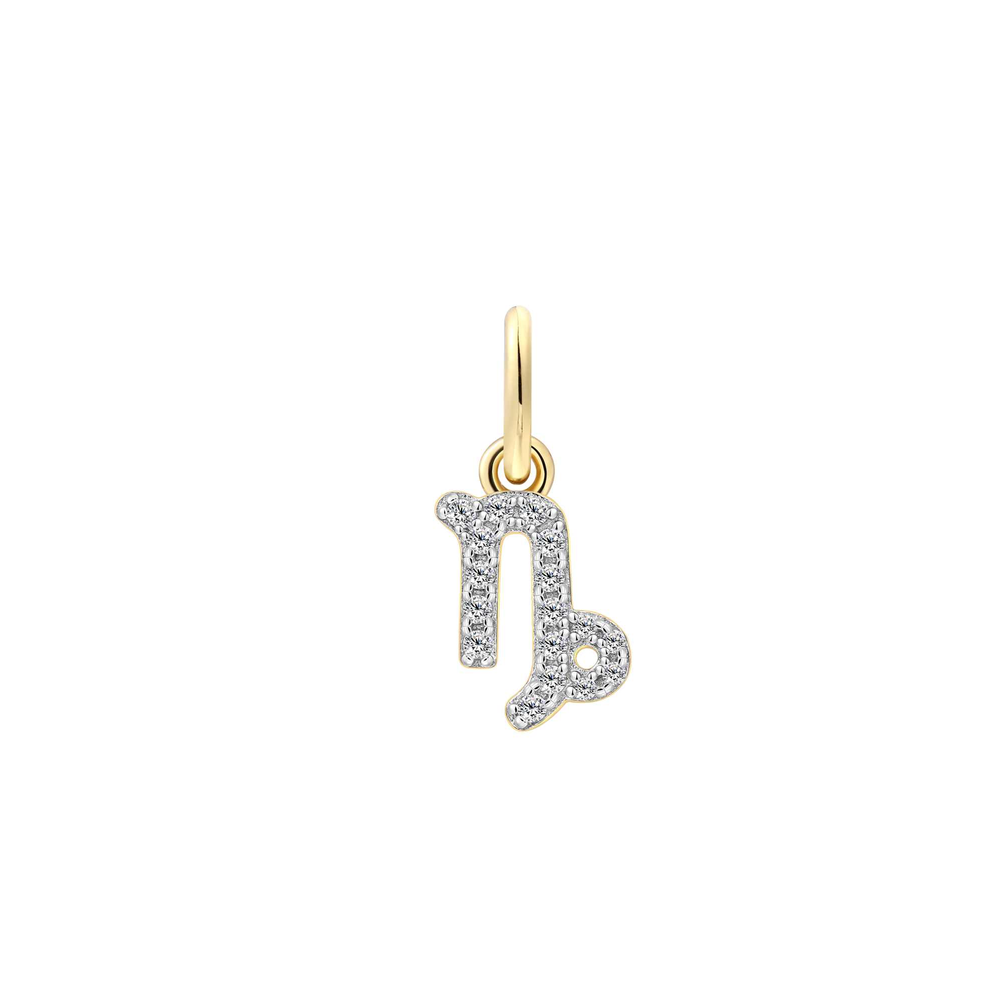xenox-steinbock-charm-925-sterling-silber-18k-vergoldet image 1