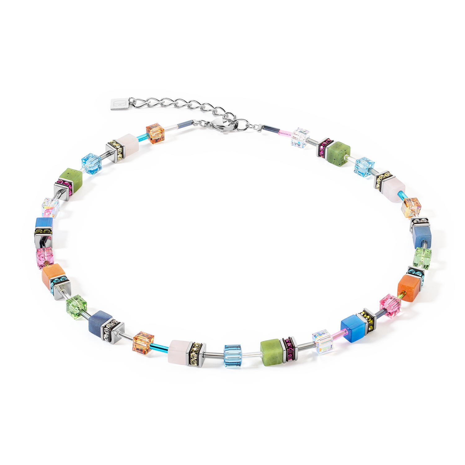 coeur-de-lion-geocube-iconic-precious-halskette-multicolour-boho image 1