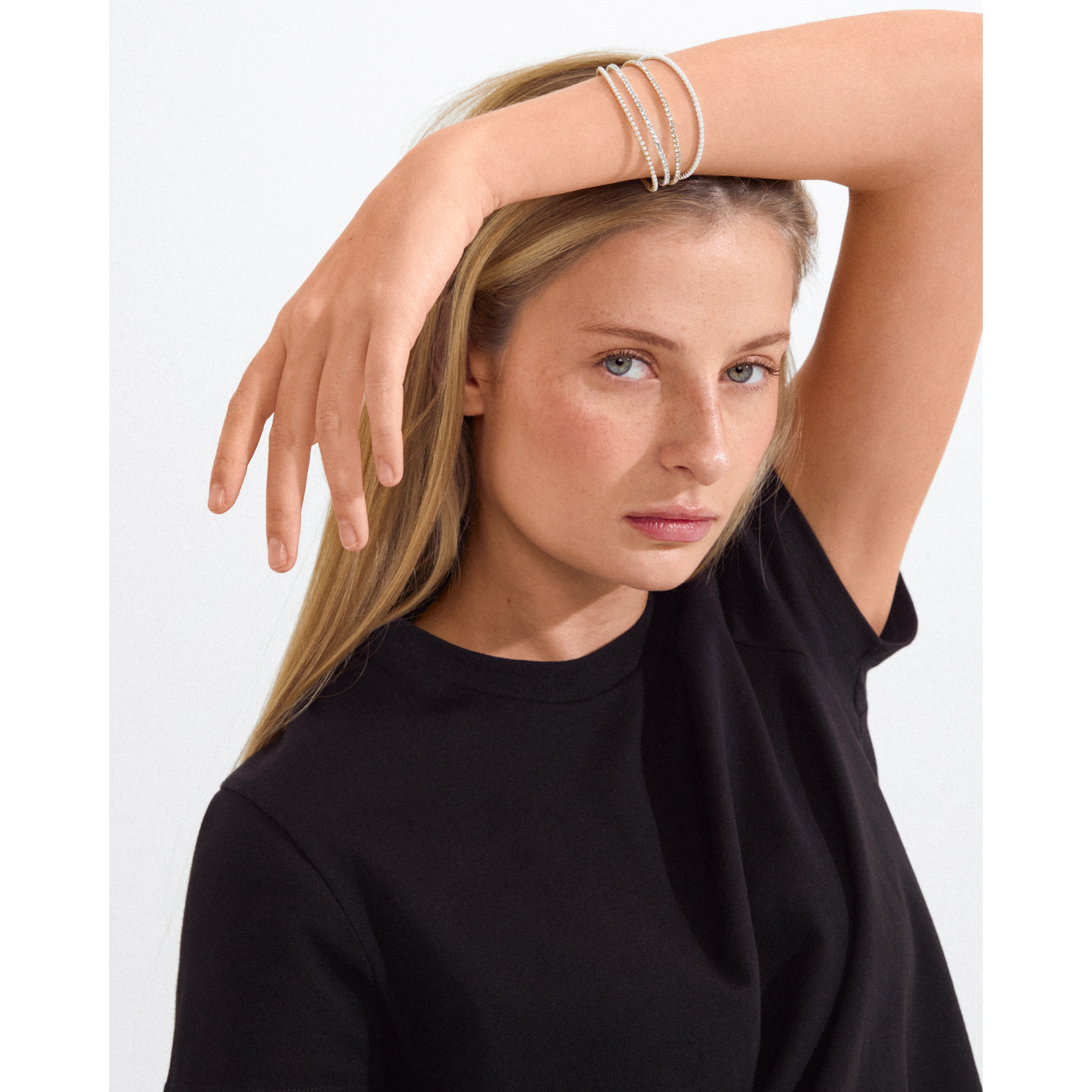 pilgrim-arash-perlenarmband-versilbert image 4