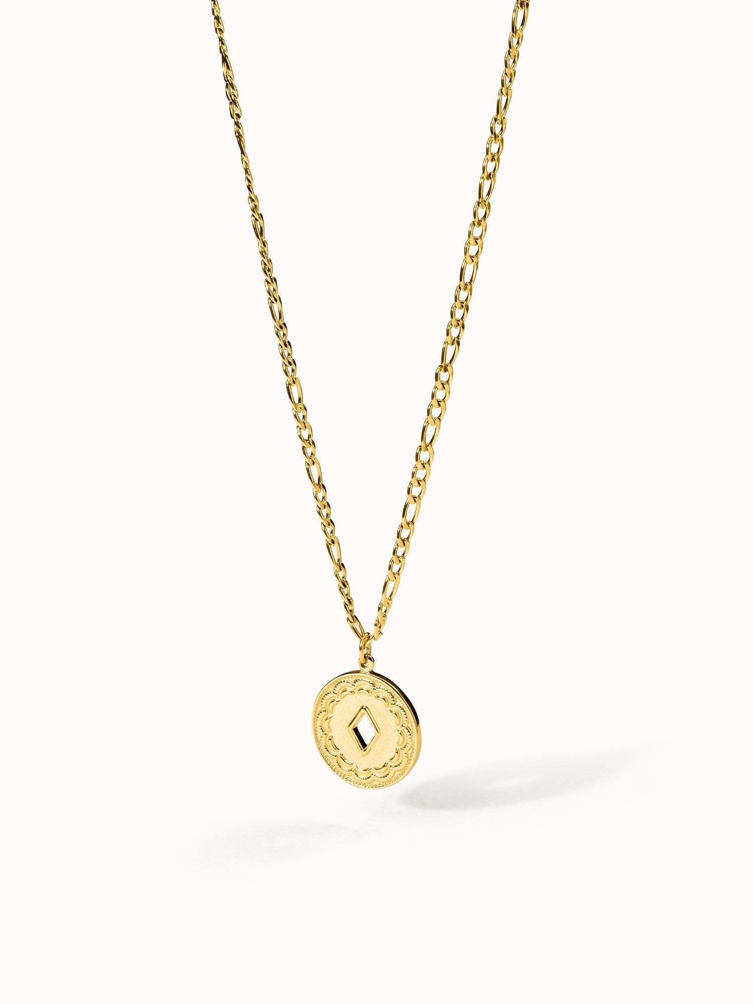 purelei-lolani-kette-coin-kette-mit-muster-und-ausstanzung image 1