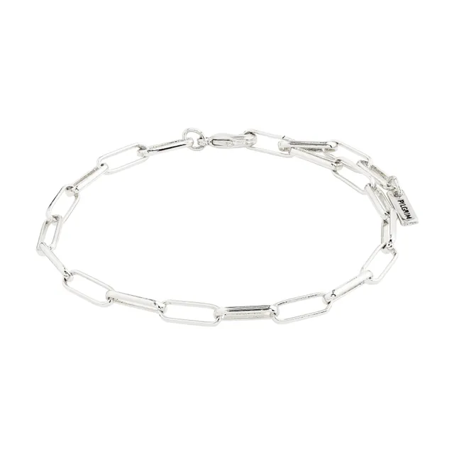 pilgrim-ronja-armband-versilbert-chunky-gliederkette-eckig image 1