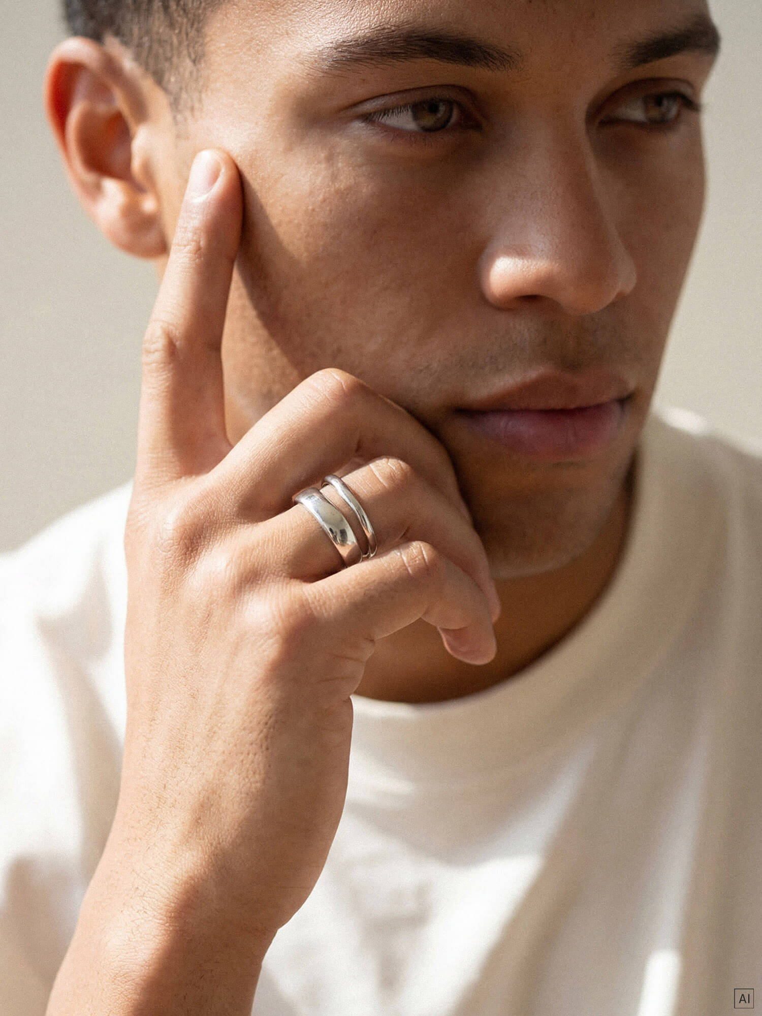 purelei-tide-ring-verstellbarer-band-ring-50-60 image 2
