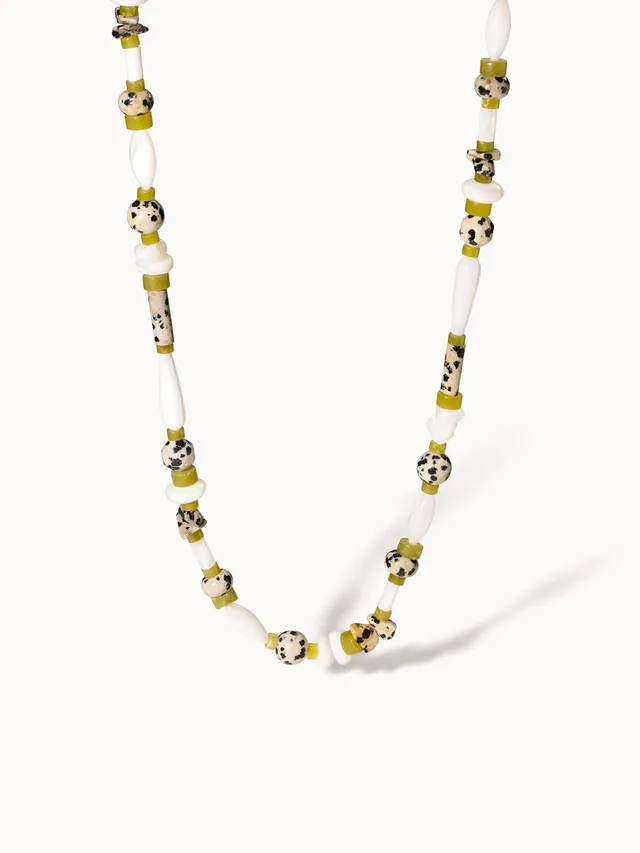 purelei-coast-kette-perlmutt-dalmatiner-jaspis-40-45-cm image 1