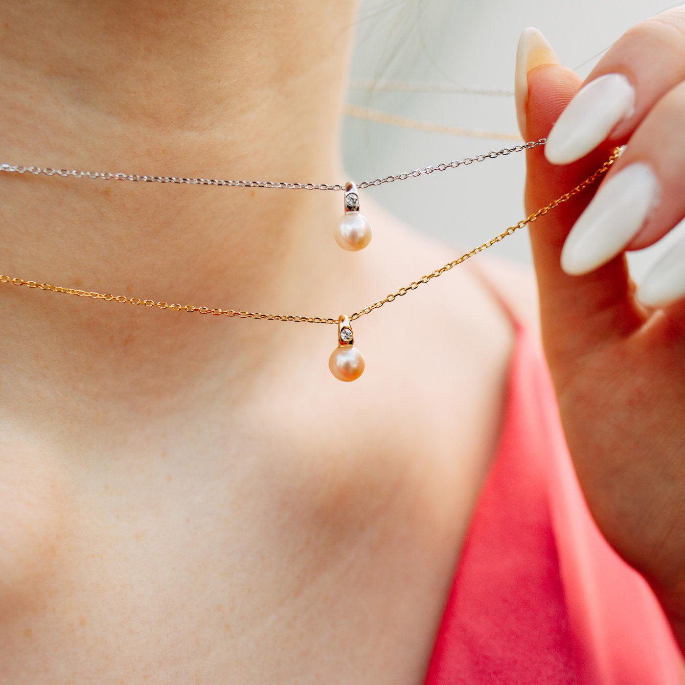 julie-julsen-pearl-kette-silber-mit-s-wasserperle-und-zirkonia image 2