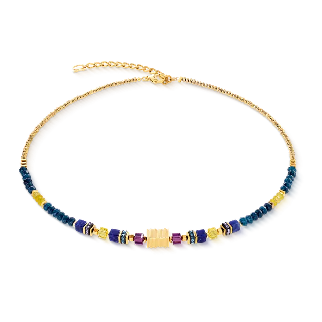 coeur-de-lion-halskette-wave-precious-flow-gold-energy-multicolor image 1