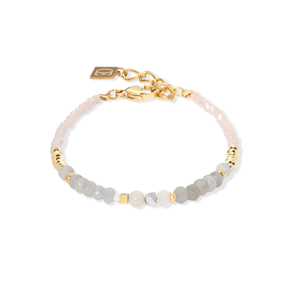 coeur-de-lion-armband-amulett-modern-future-gold-beige image 1