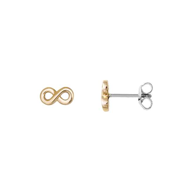 xenox-infinity-ohrstecker-925-sterlingsilber-18k-vergoldet image 1