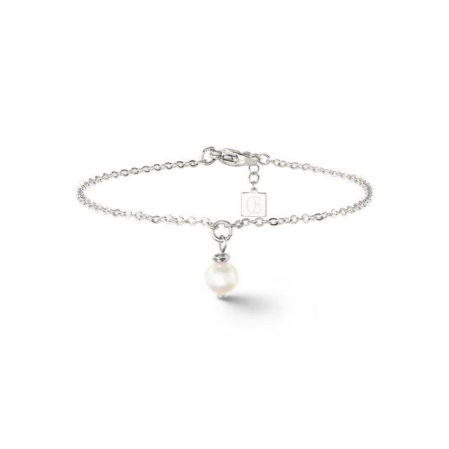 coeur-de-lion-solitaire-s-wasserperle-armband-silber image 1