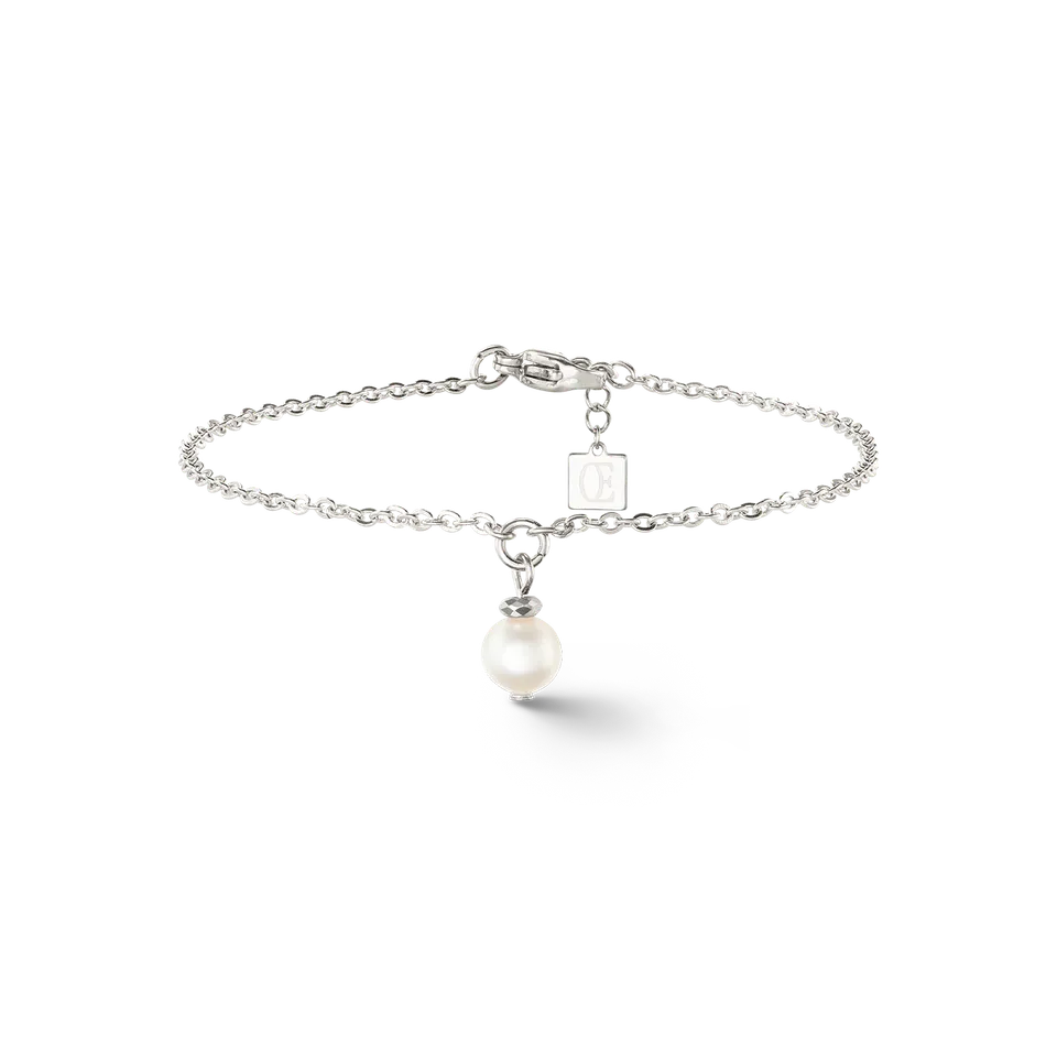 coeur-de-lion-solitaire-s-wasserperle-armband-silber image 1