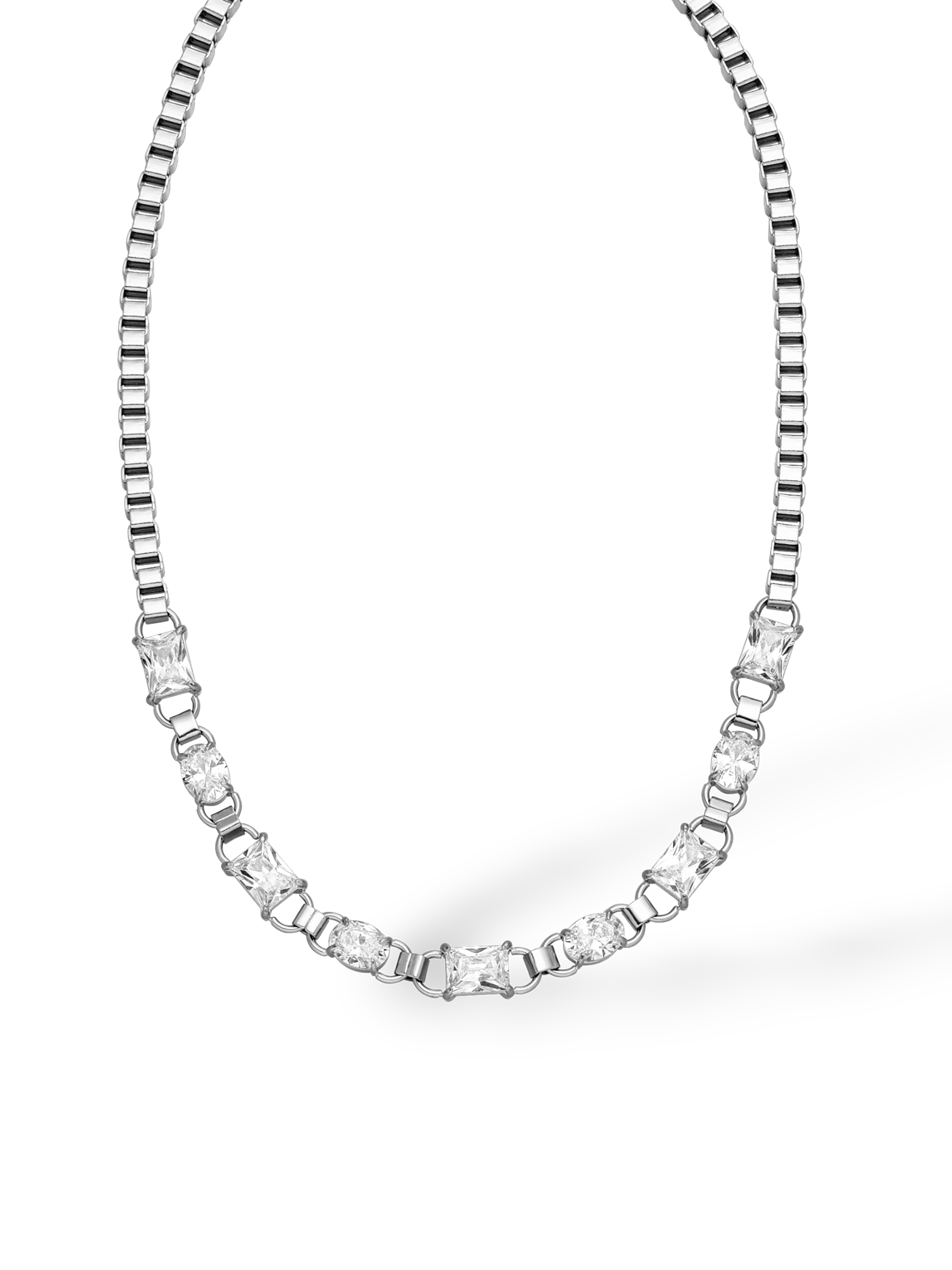 purelei-glam-kette-mit-zirkonia-40-45-cm-edelstahl image 5