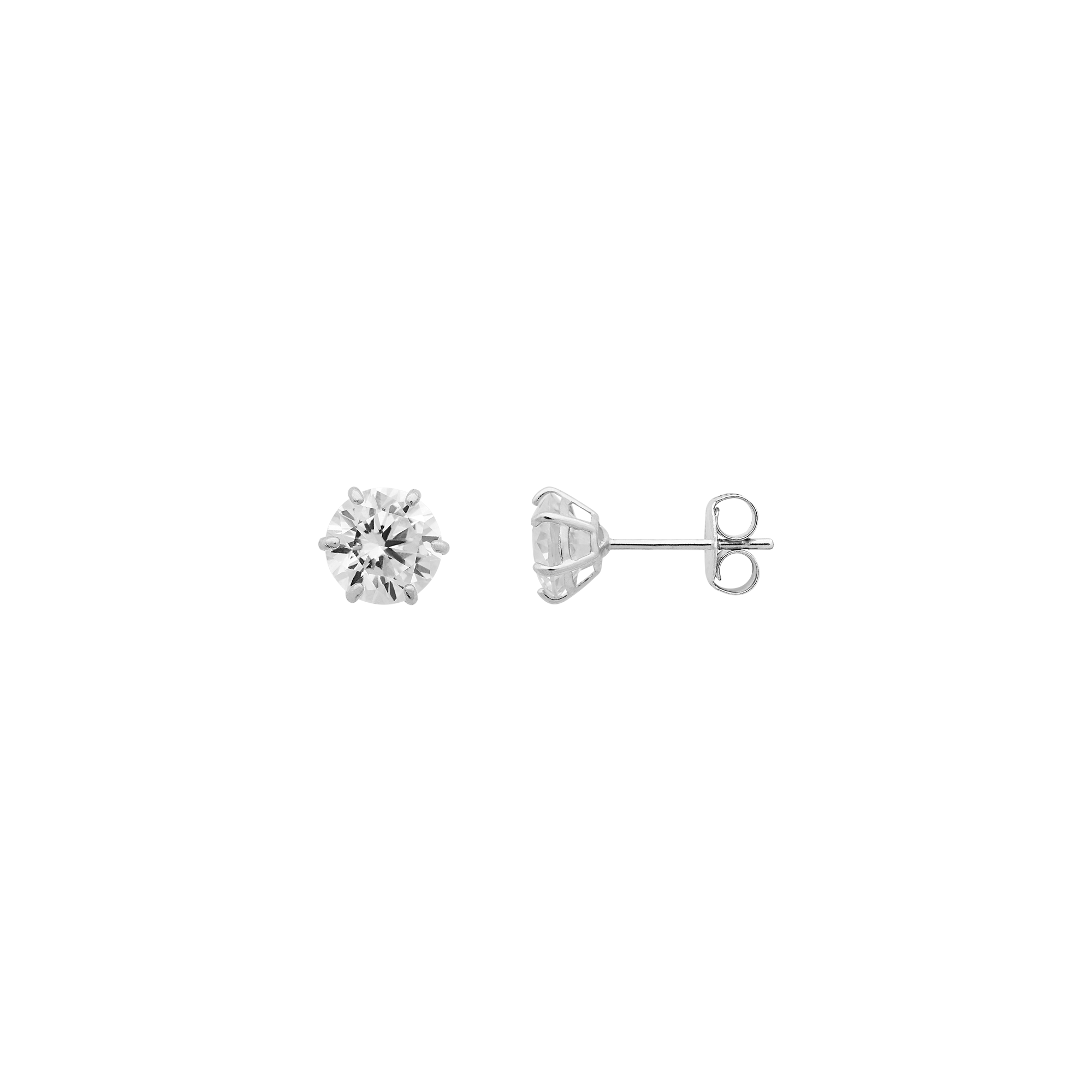 xenox-fine-krappe-midi-ohrringe-585-gelbgold-mit-5-mm-zirkonia image 2