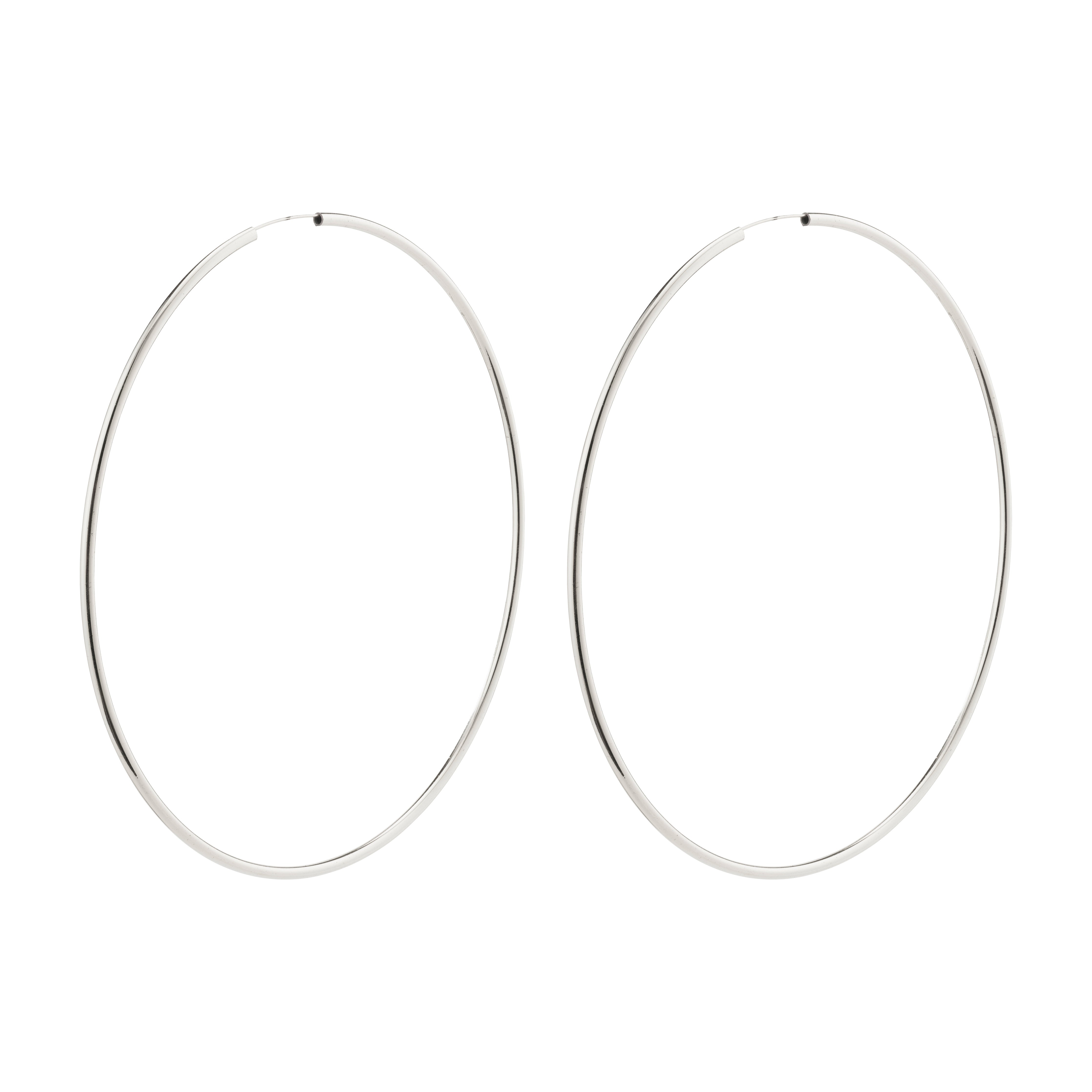 pilgrim-april-mega-hoop-ohrringe-versilbert-100-mm image 1