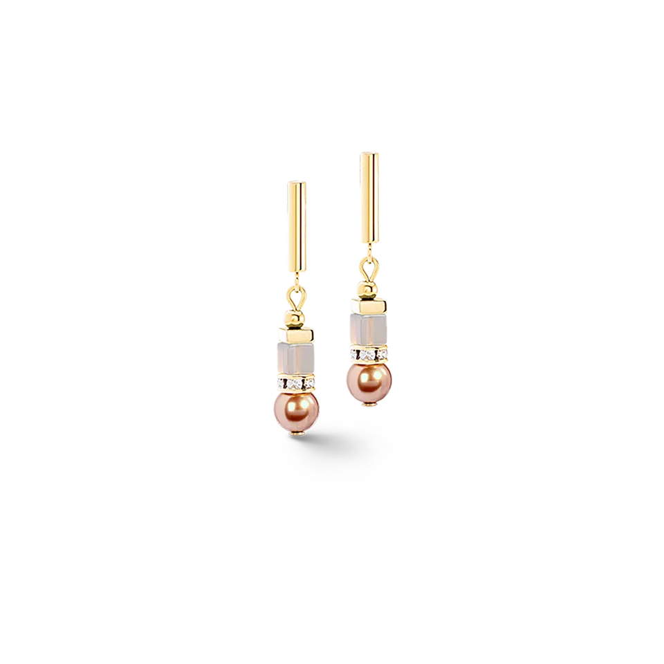 coeur-de-lion-precious-fusion-offset-ohrringe-champagne-blush image 1
