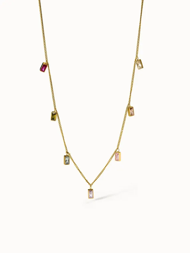 purelei-rainbow-kette-bunte-schmucksteine-limited-edition image 1