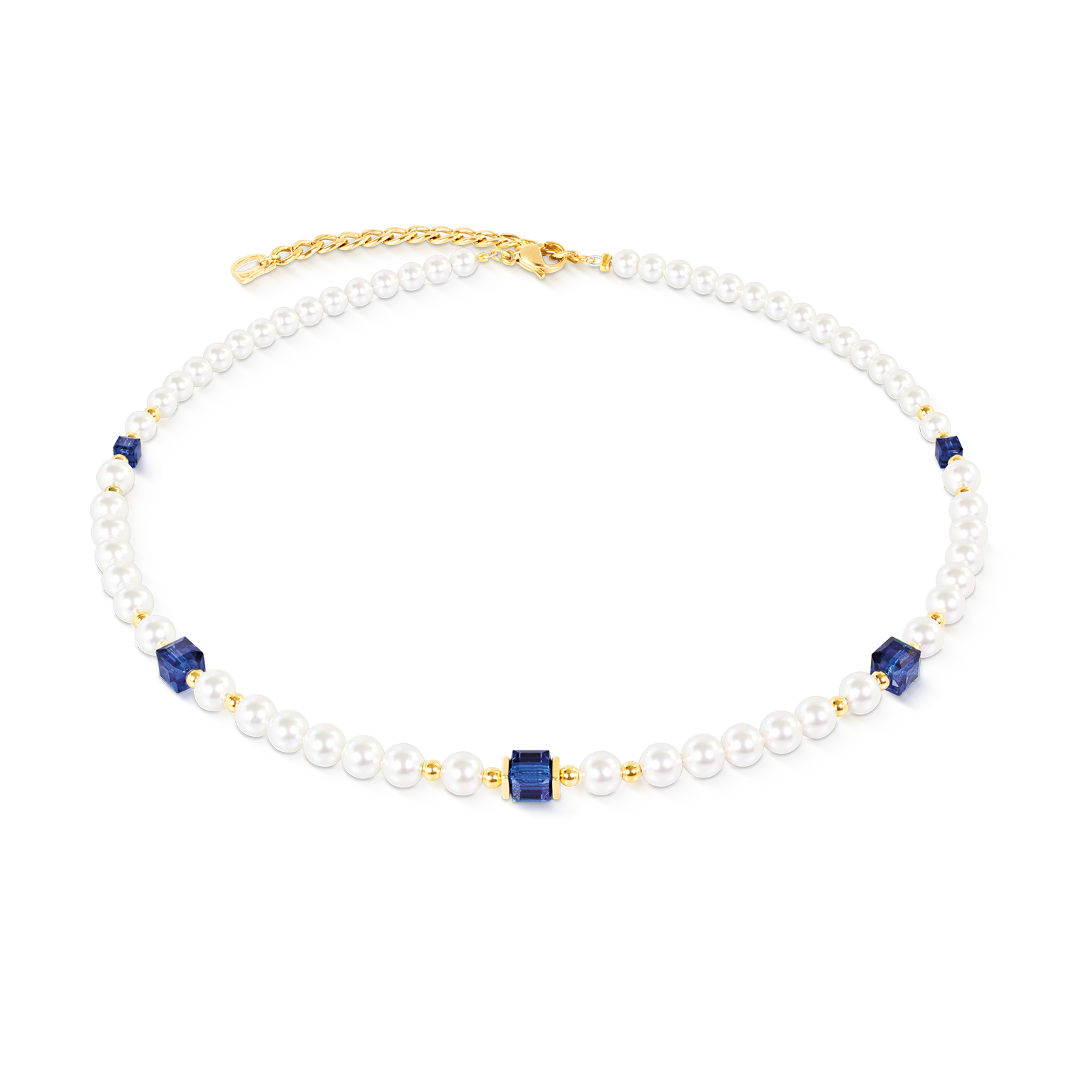 coeur-de-lion-cocktail-pearls-halskette-sapphire-42-6-cm image 1
