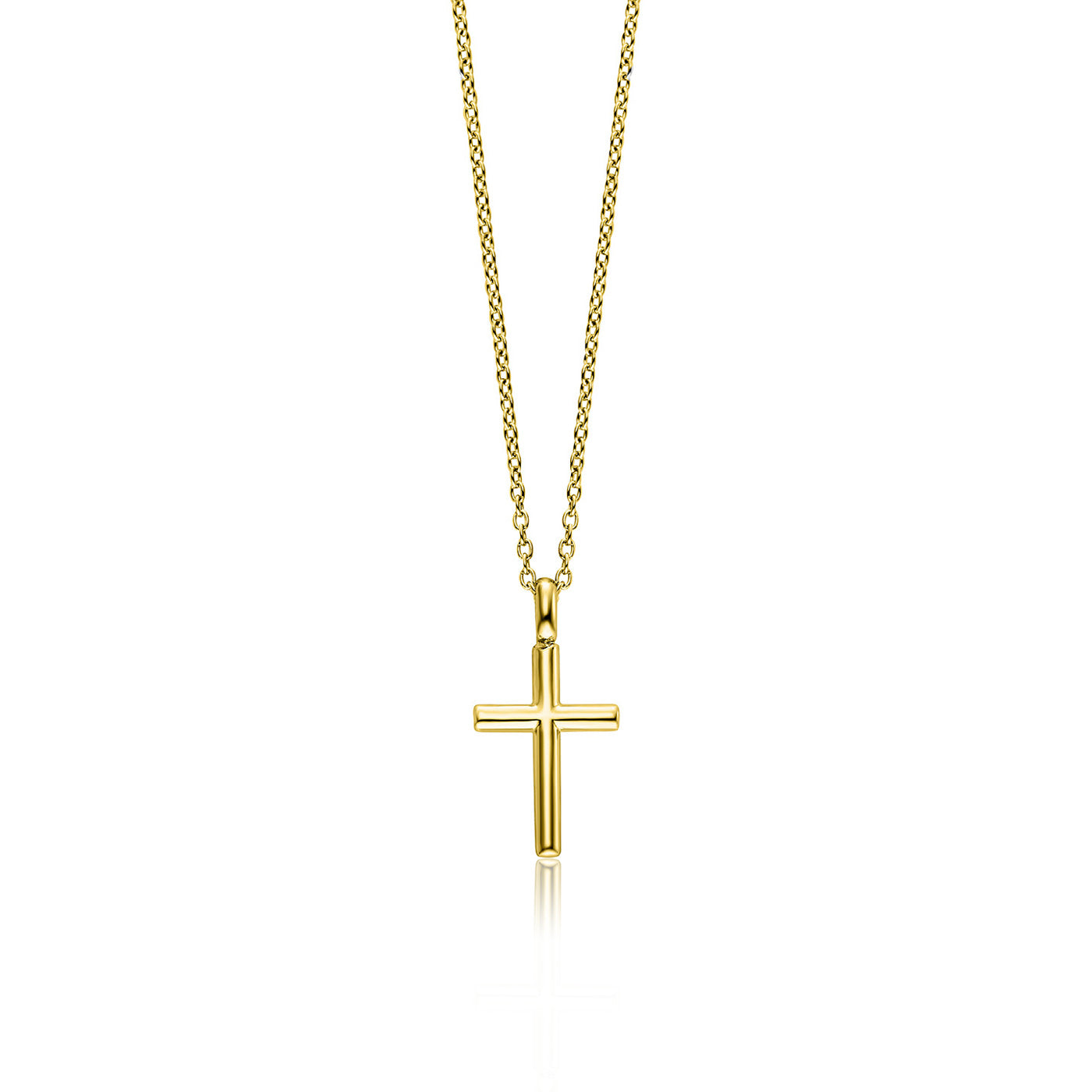 julie-julsen-kids-kette-mit-anh-nger-cross-vergoldet image 1