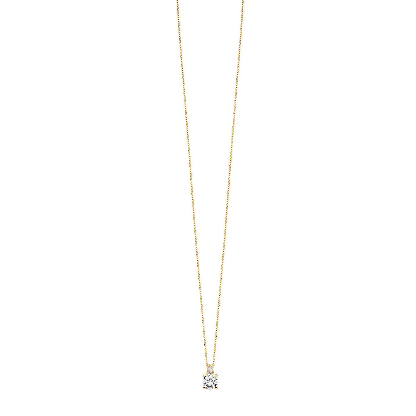 julie-julsen-cz-stones-kette-mit-anh-nger-vergoldet-9-zirkonia image 4