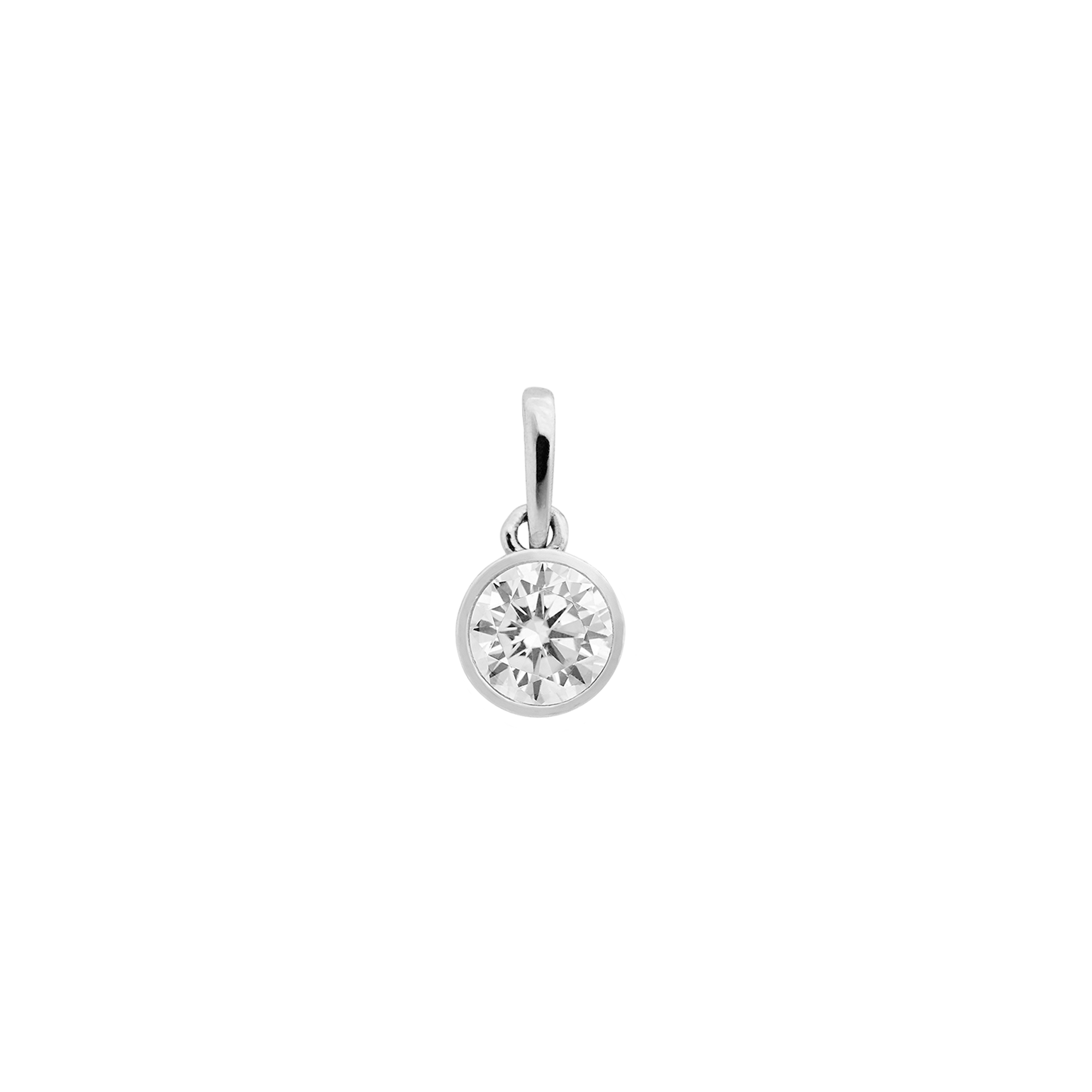 xenox-fine-zarge-midi-anh-nger-585-gelbgold-4-mm-zirkonia image 2