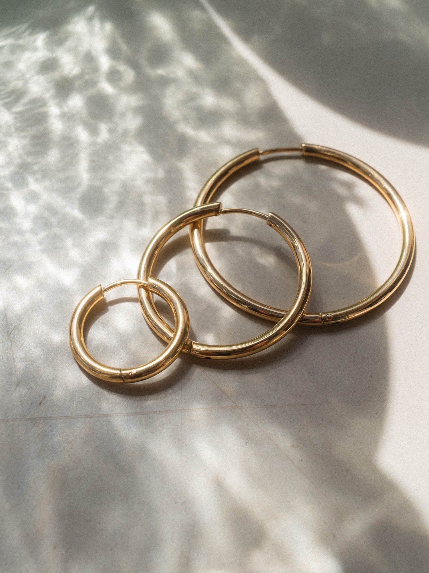 purelei-echo-ohrring-set-3-paar-creolen-20-30-40-mm-in-gold-silber-ros-gold image 4