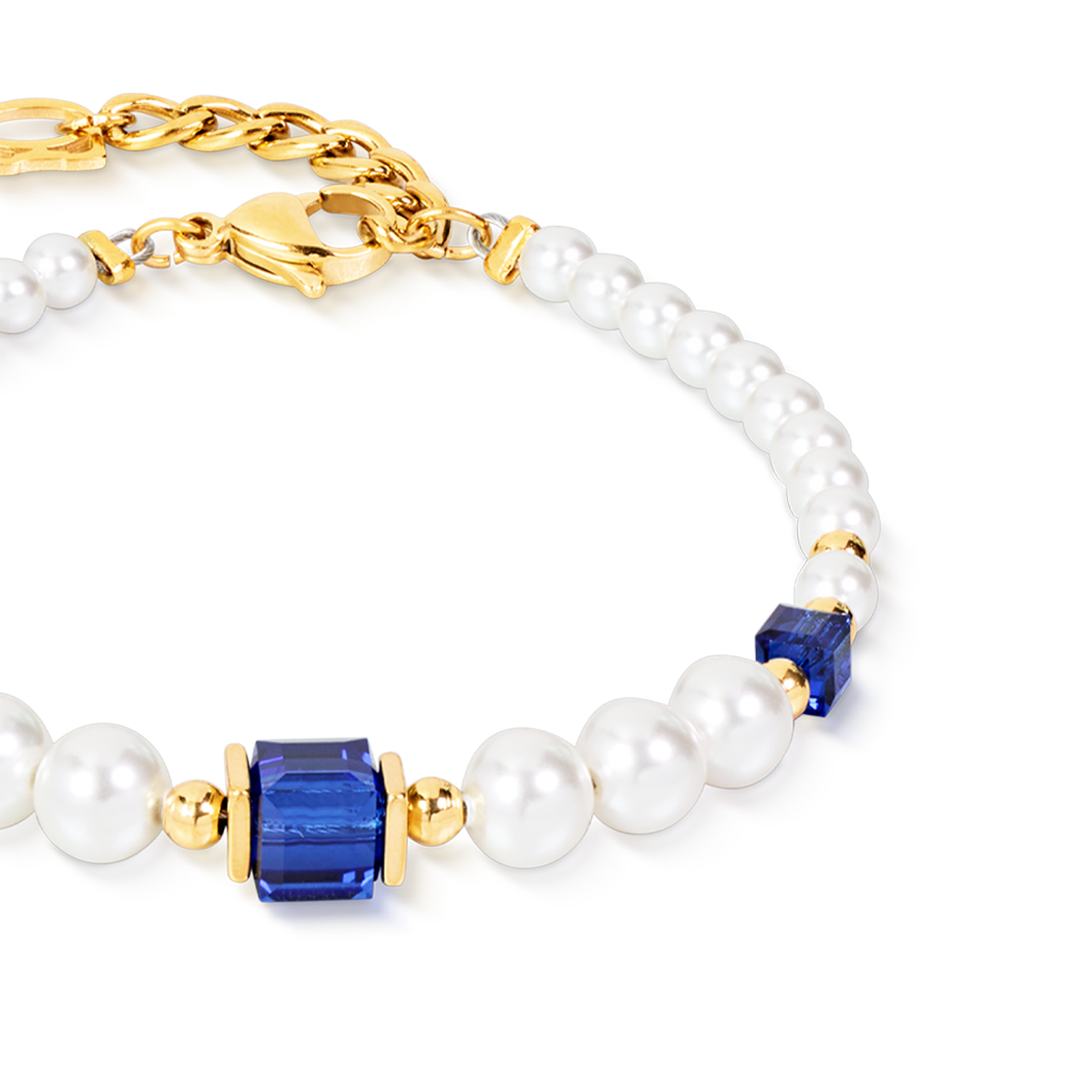 coeur-de-lion-cocktail-pearls-armband-sapphire-blau-17-5-cm image 2