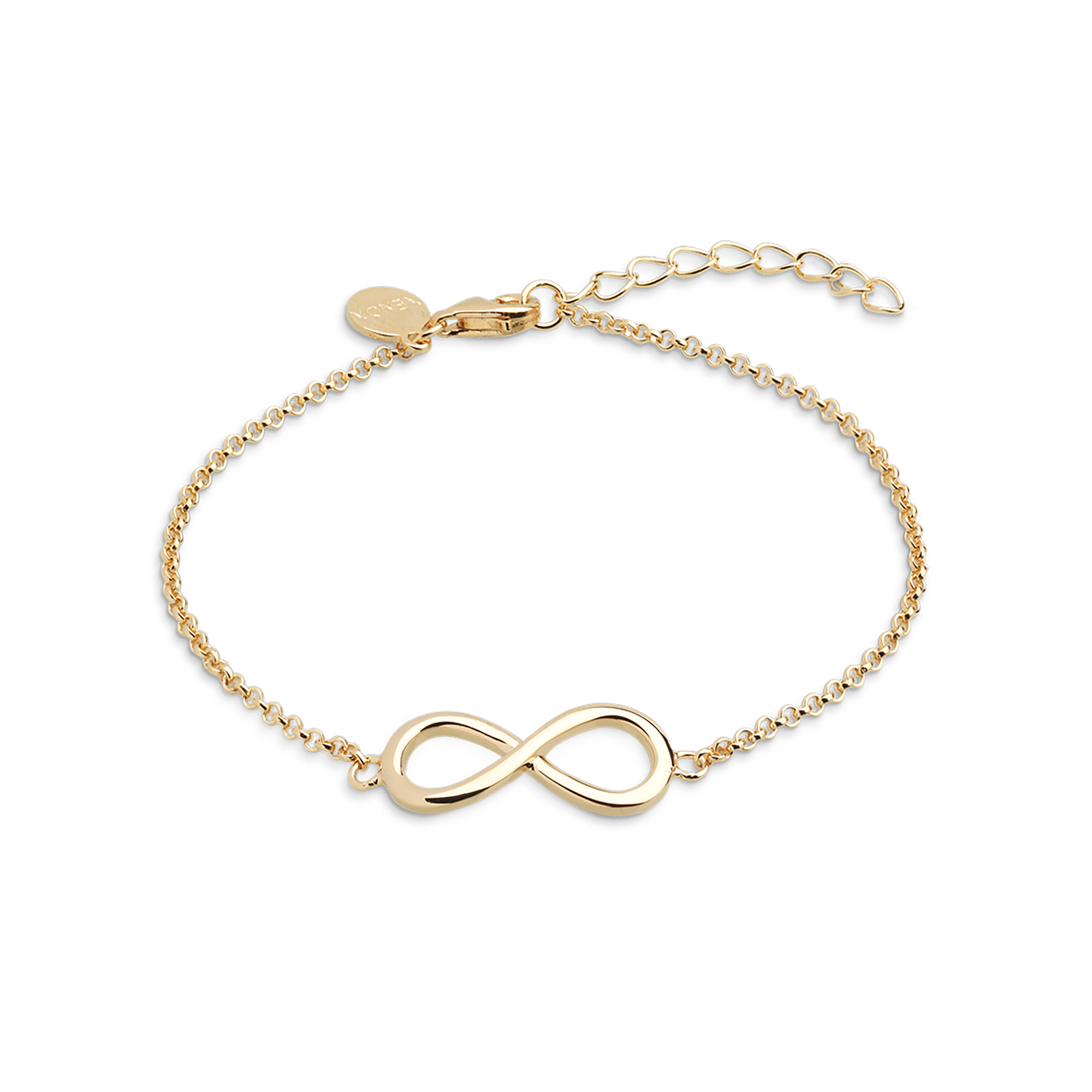 xenox-infinity-armband-925-sterlingsilber-rhodiniert-mit-unendlichkeitszeichen image 2