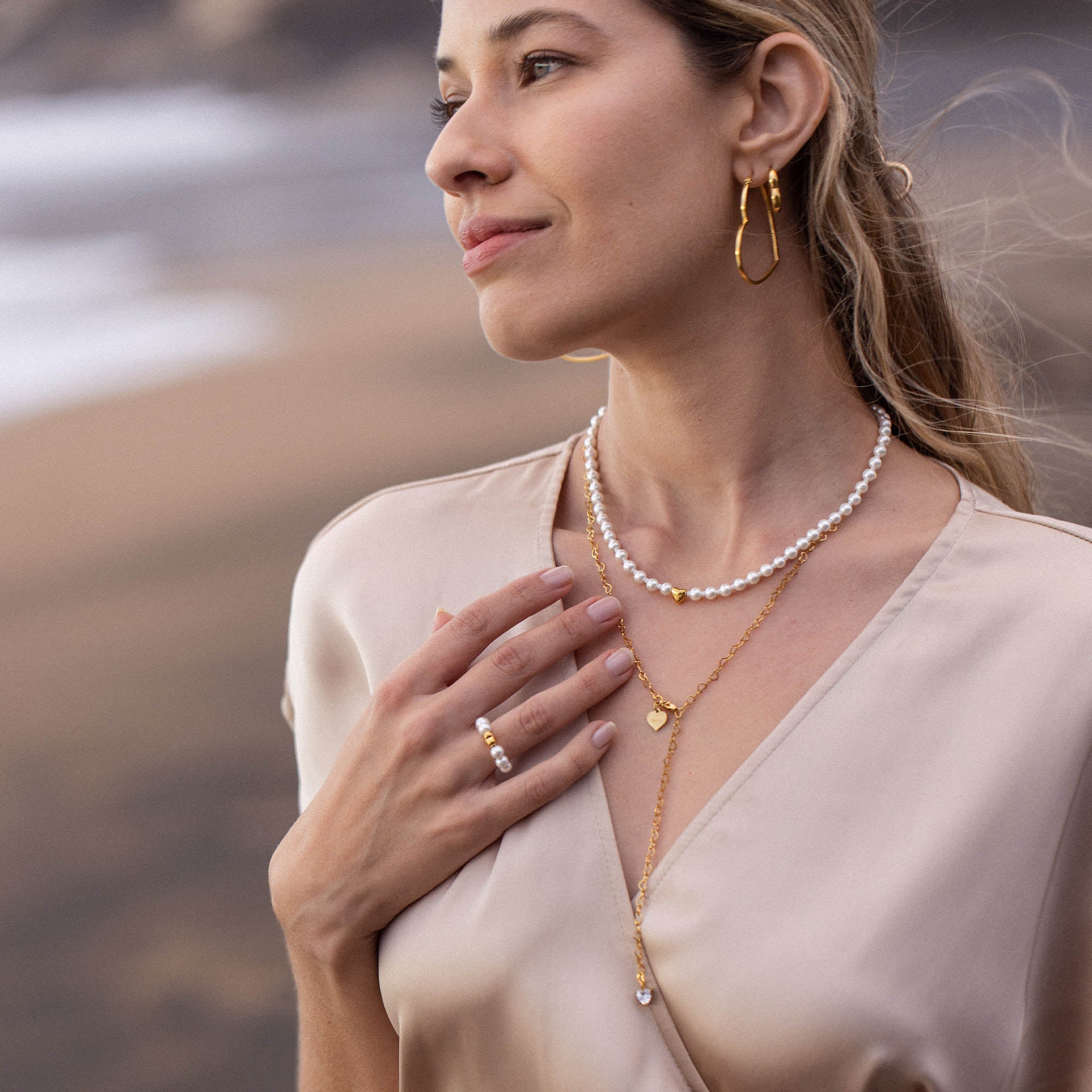 purelei-lovely-kette-perlenkette-mit-herzanh-nger image 2