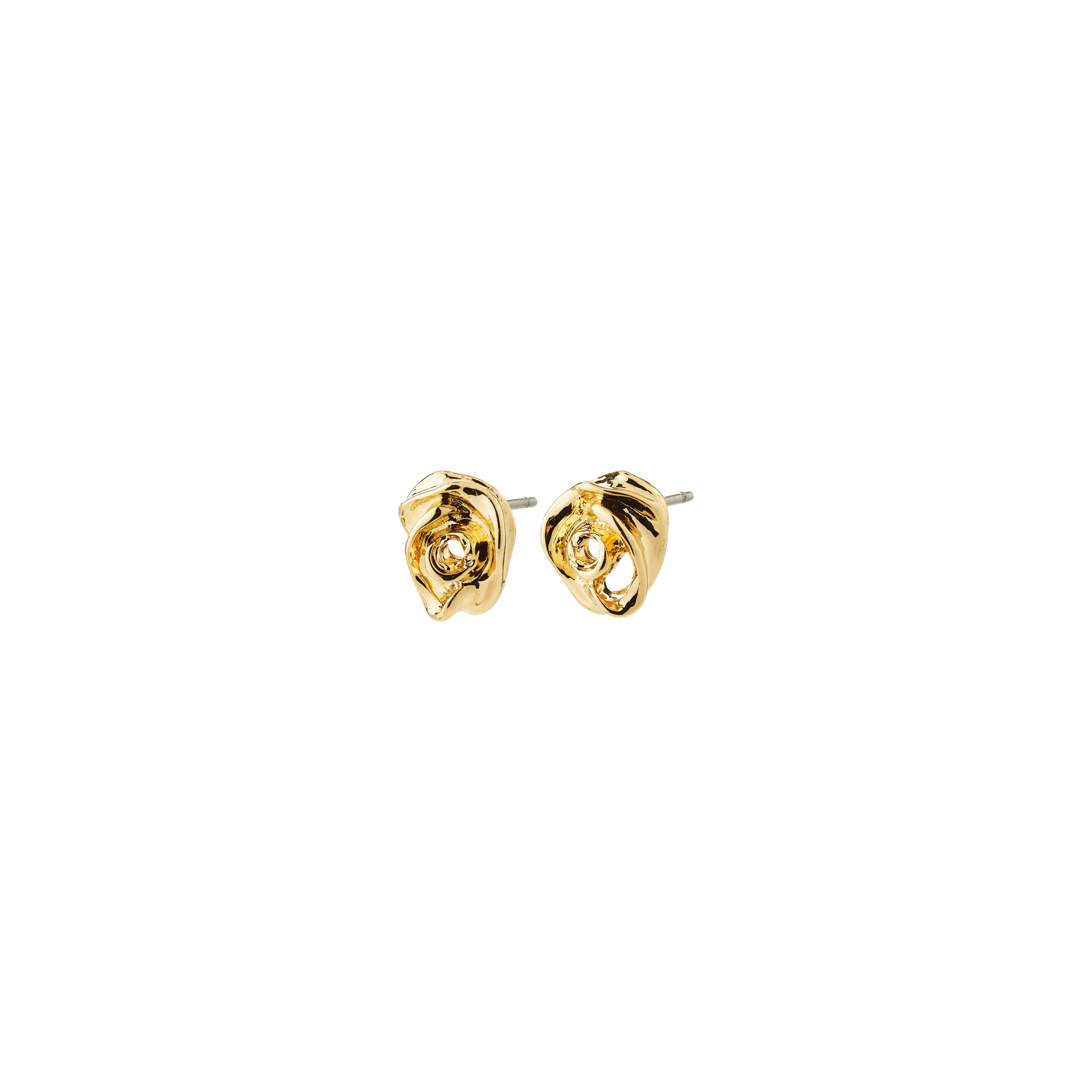 pilgrim-riyan-rosen-ohrstecker-goldplattiert image 1