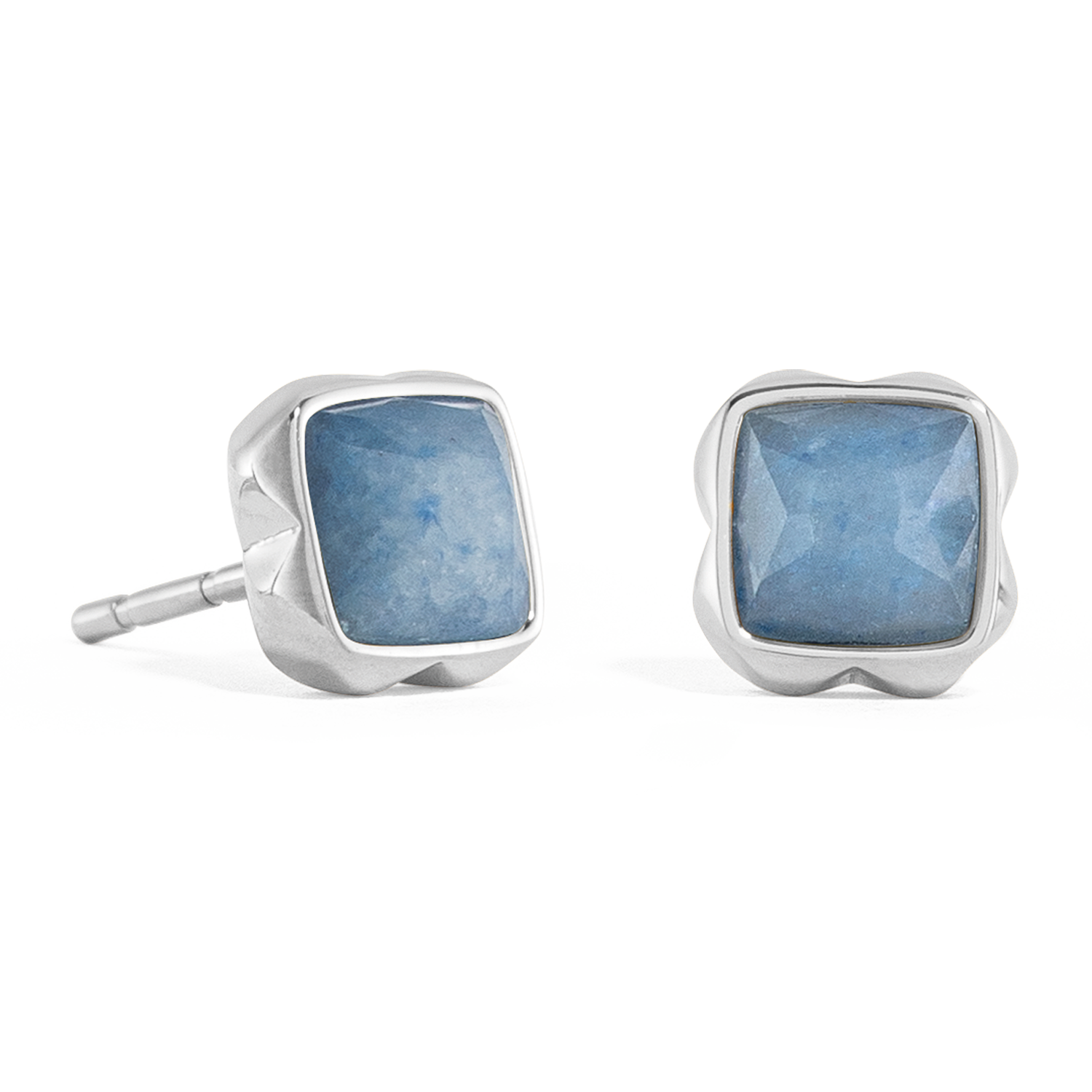 coeur-de-lion-birthstone-m-rz-ohrstecker-blauer-aventurin-silber-0-8-cm image 2