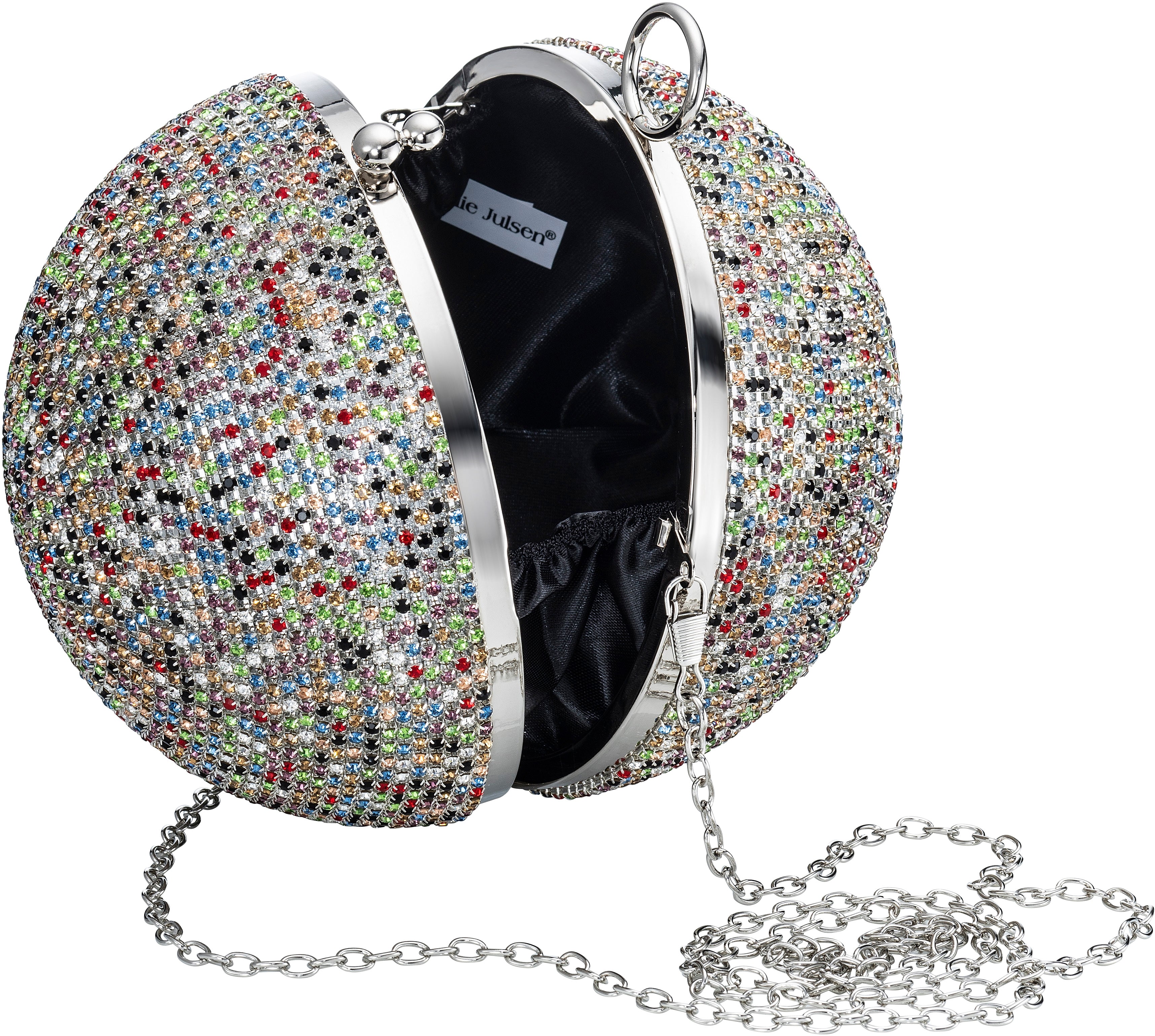julie-julsen-disco-bag-handtasche-rainbow-kugel-clutch-mit-zirkonia image 3
