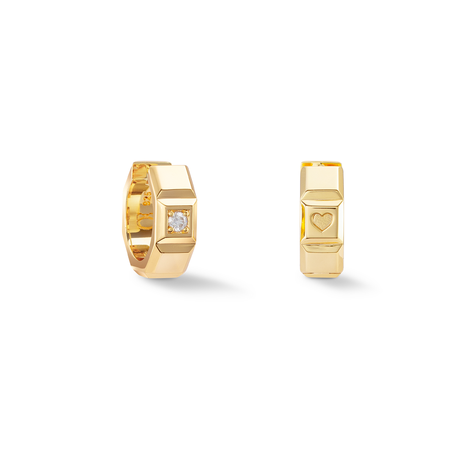 coeur-de-lion-statement-sparkling-creole-17-mm-gold-fine-edition image 2