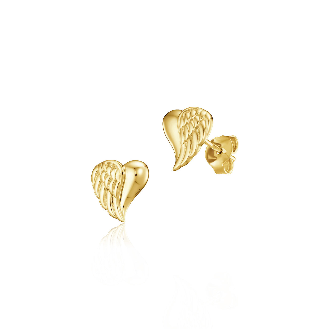 julie-julsen-heartwing-kids-ohrstecker-silber-925-vergoldet-herz-fl-gel image 1