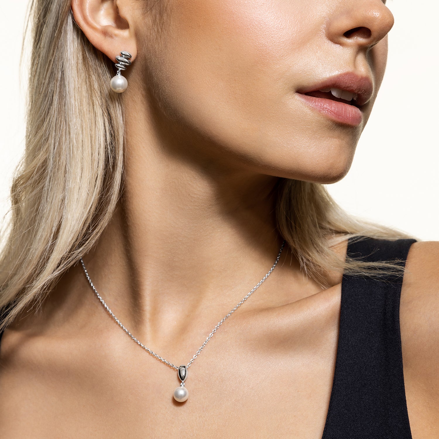 xenox-cloud-halskette-925-sterlingsilber-rhodiniert-mit-perle image 3