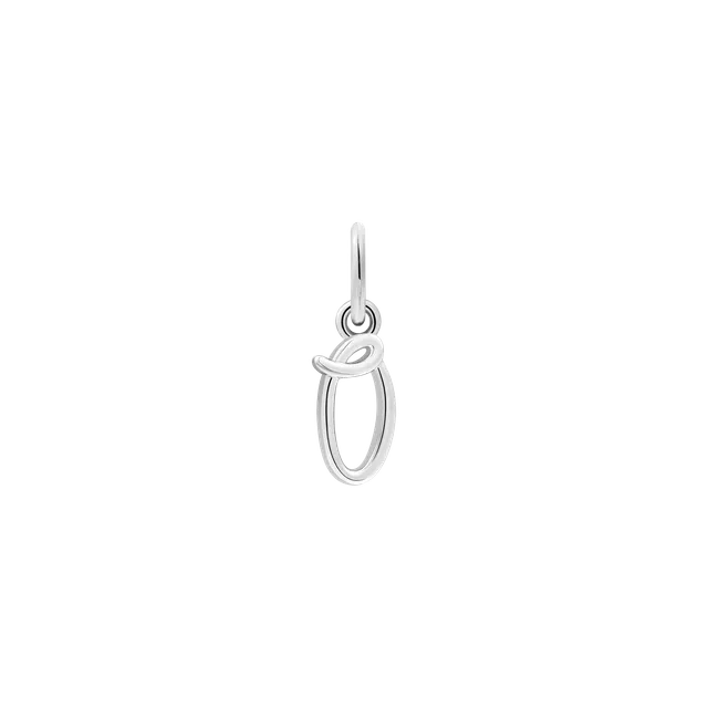 xenox-o-letter-italic-charm-925-sterlingsilber-rhodiniert-xs10452w-o image 1