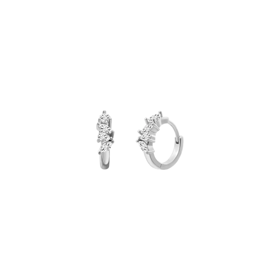 xenox-sundown-ohrringe-925-sterling-silber-rhodiniert-mit-zirkonia image 1