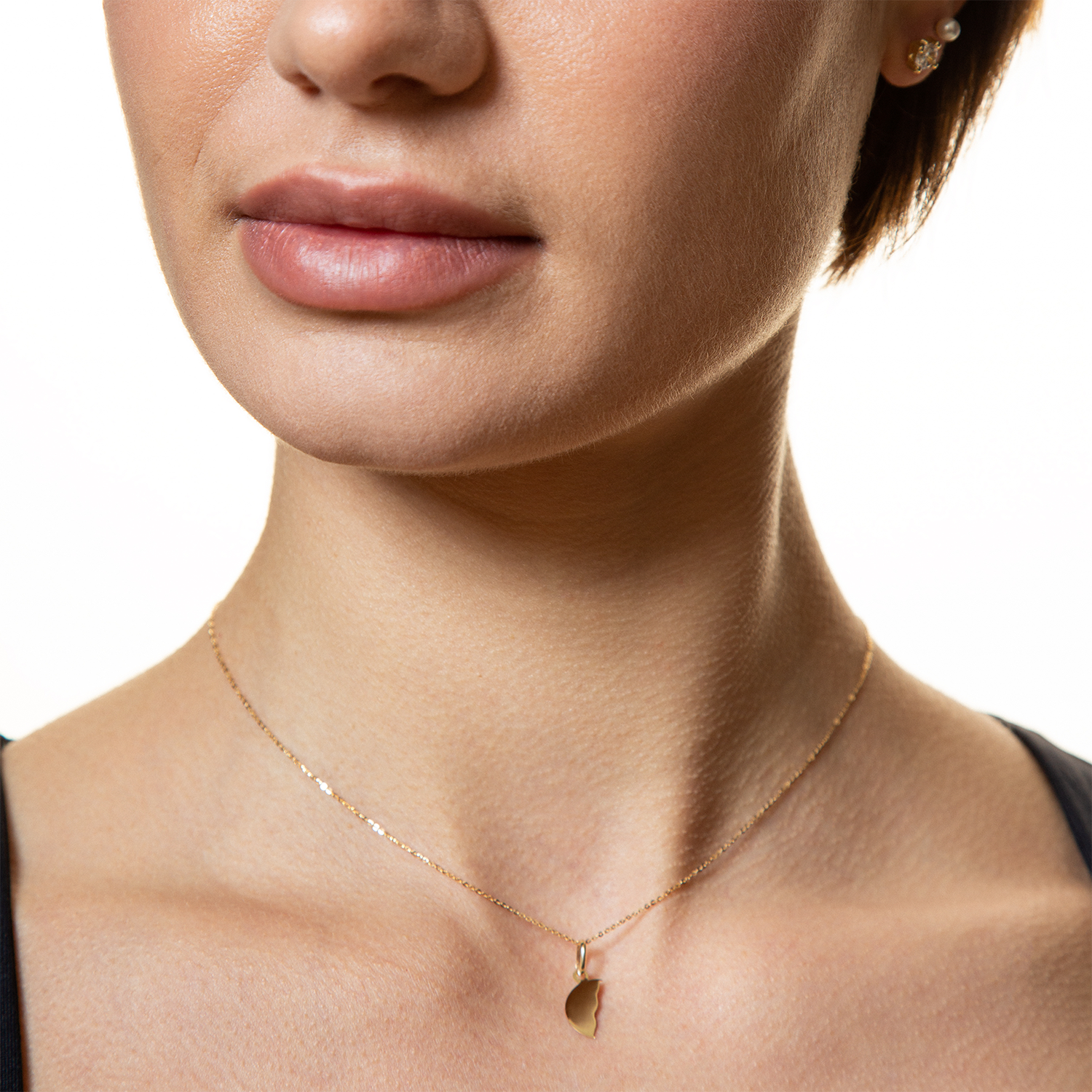 xenox-fine-gravur-anh-nger-585-gelbgold-f-r-liebe-und-freundschaft image 3