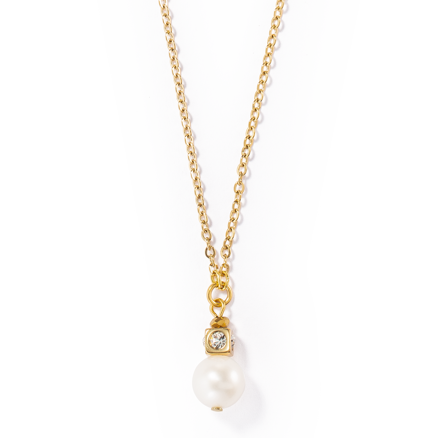 coeur-de-lion-halskette-solitaire-s-wasserperle-0-8-cm-gold image 2