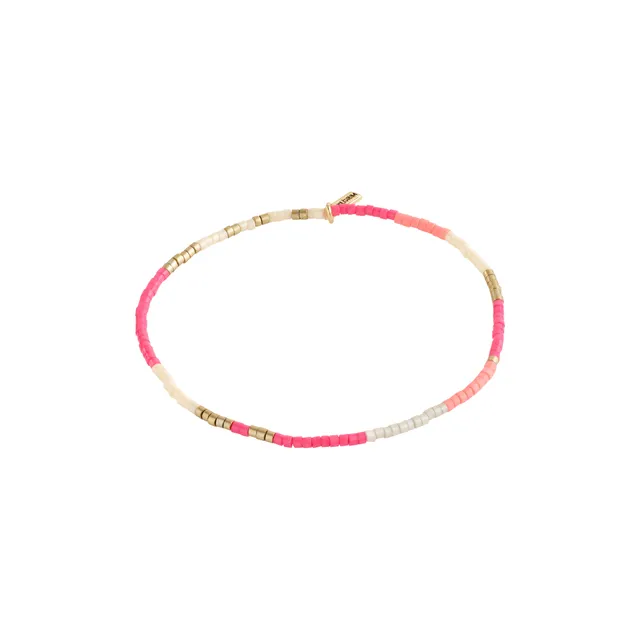 pilgrim-alison-armband-pink-gold-plated image 1