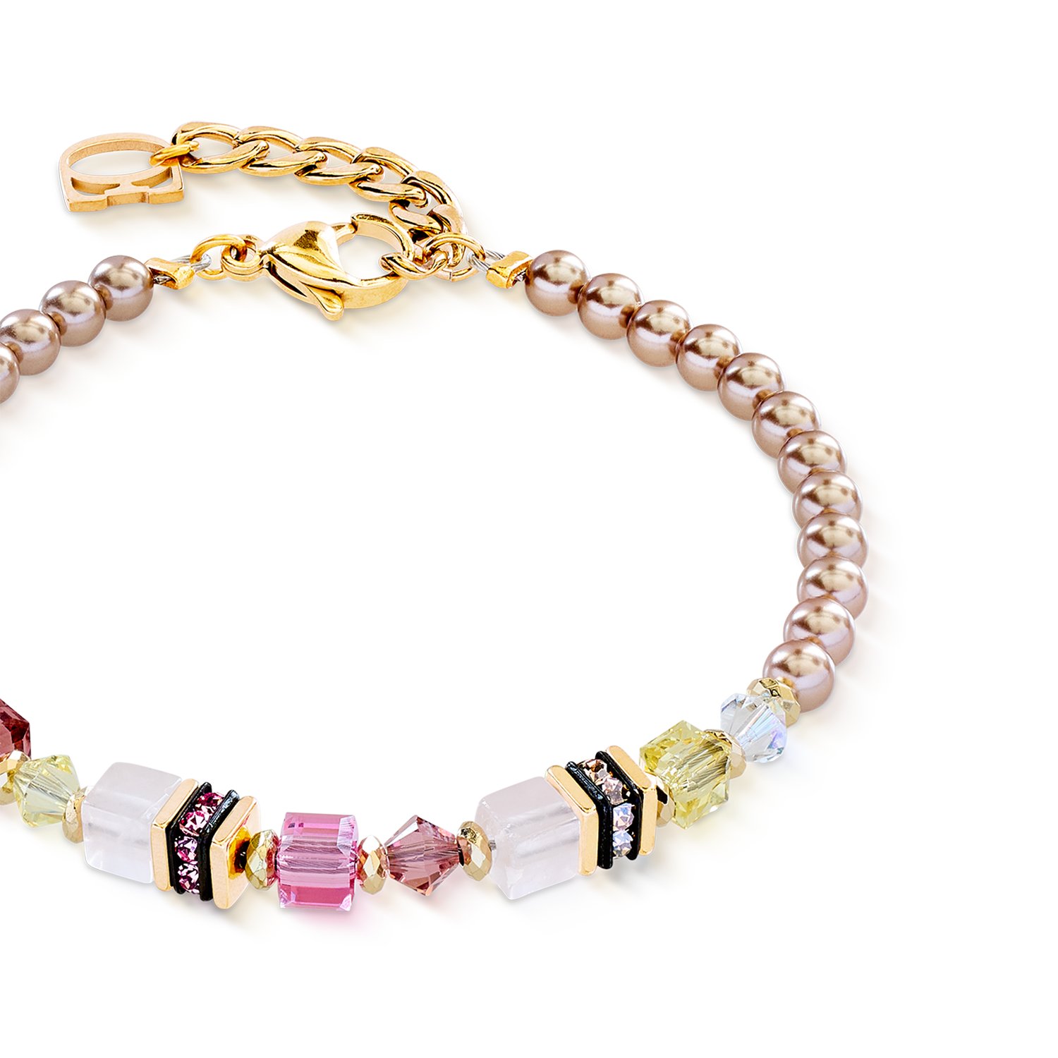coeur-de-lion-princess-rose-glow-armband-gold-ros image 2