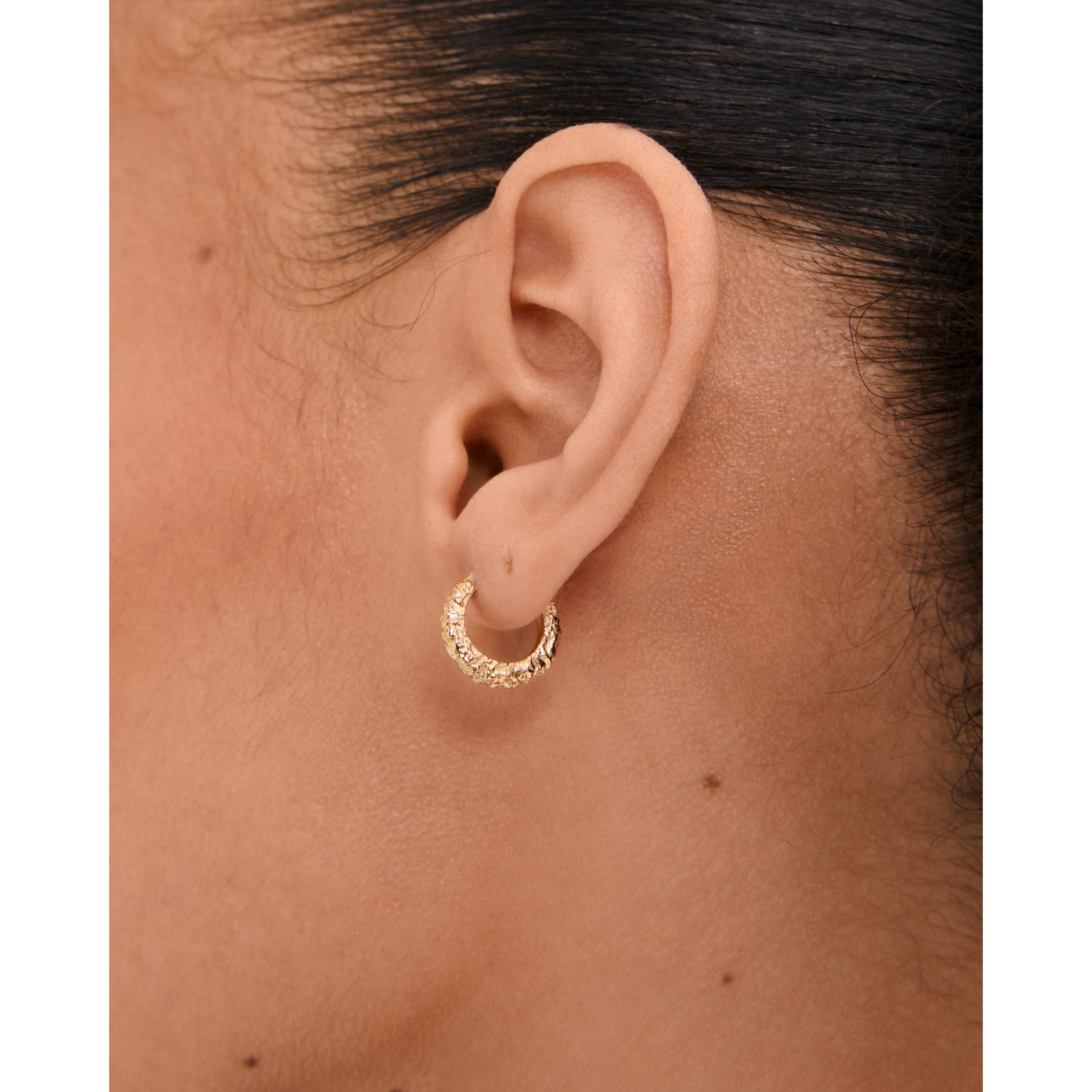 pilgrim-x-dea-etch-hoop-01-creole-14-mm-vergoldet-einzelst-ck image 4