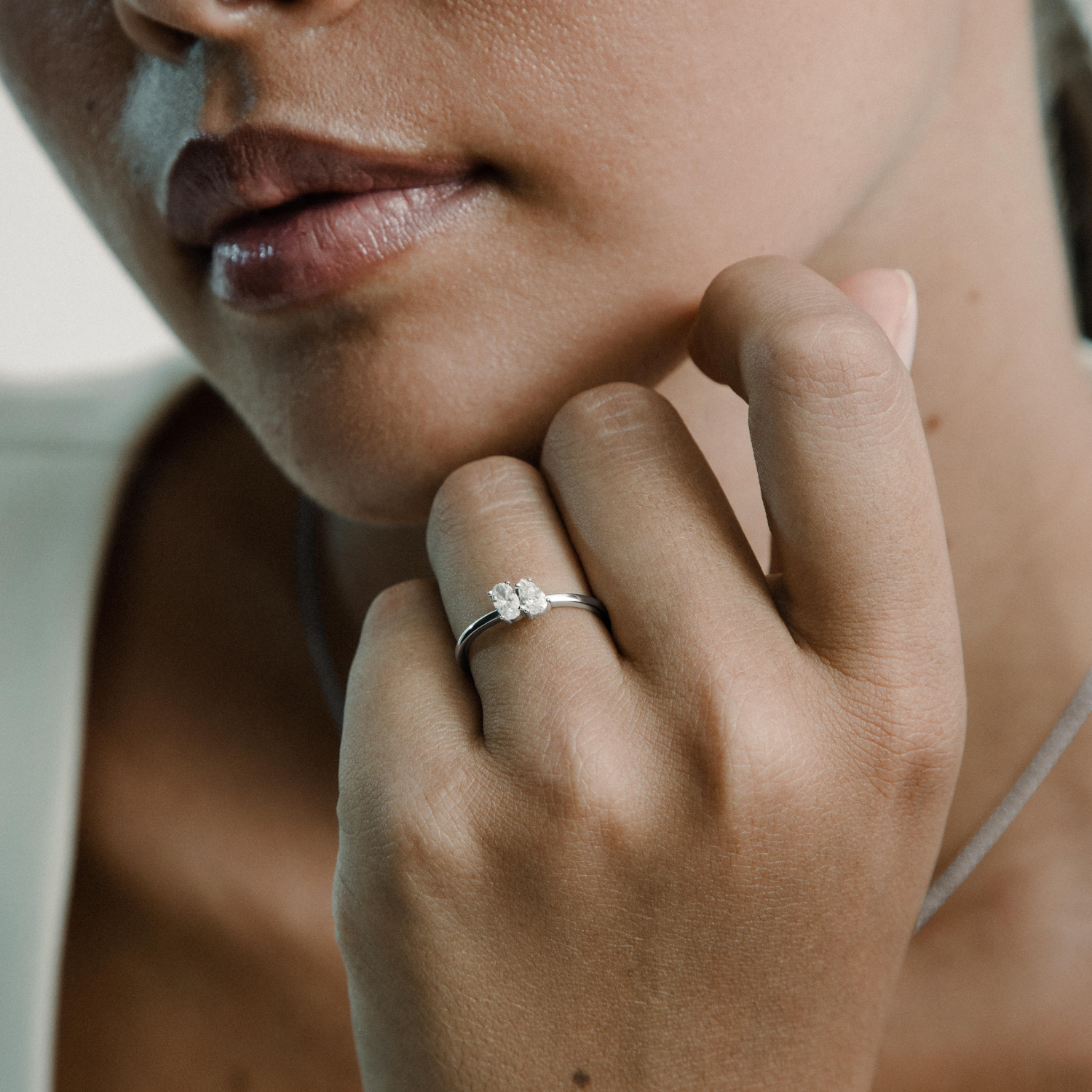 xenox-radiant-duo-ring-925-sterlingsilber-rhodiniert-mit-zirkonia-oval-und-tropf image 3