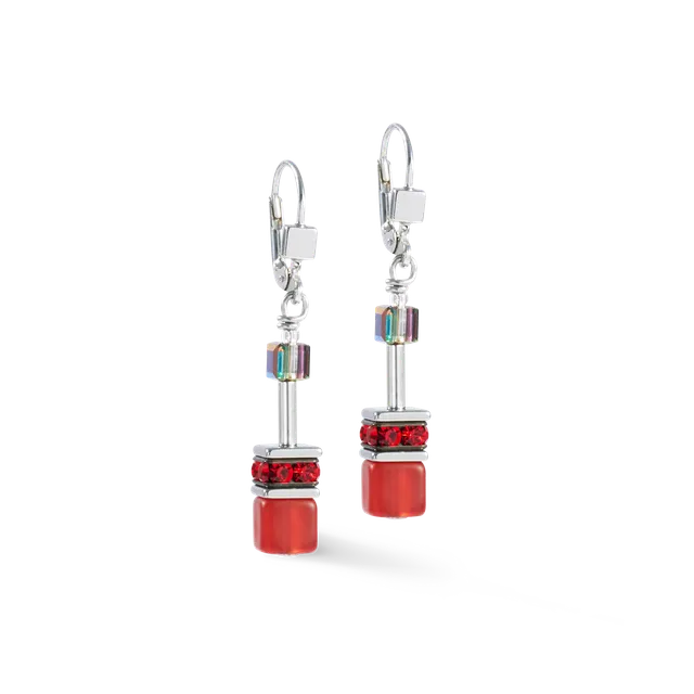 coeur-de-lion-geocube-ohrringe-rot image 1