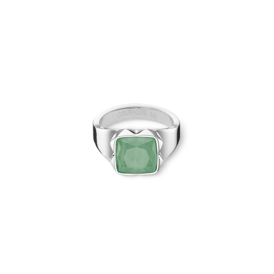 coeur-de-lion-ring-spikes-square-aventurin-silber-gr-n image 1